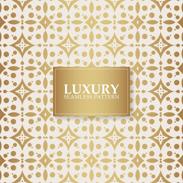 Luxury white ornament pattern design background