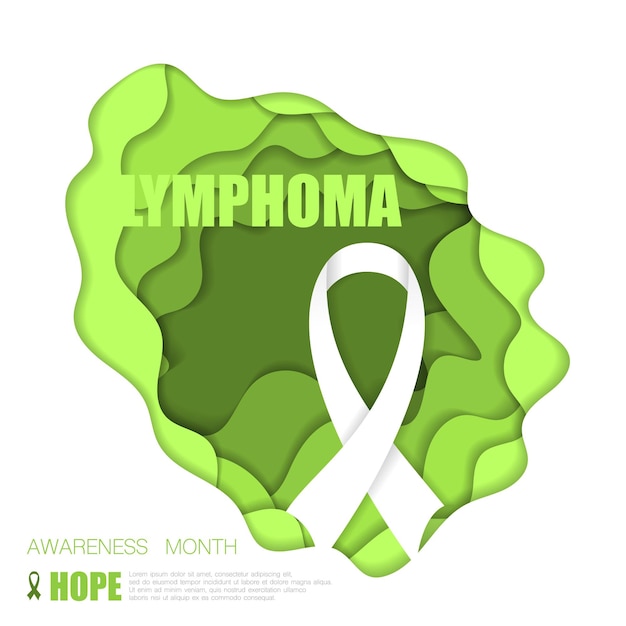 Lymphoma awareness background