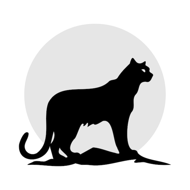 Lynx line icon Cat tassels predator ears forest animal claws hunting running panther beast Black vector icons on a white background for Business