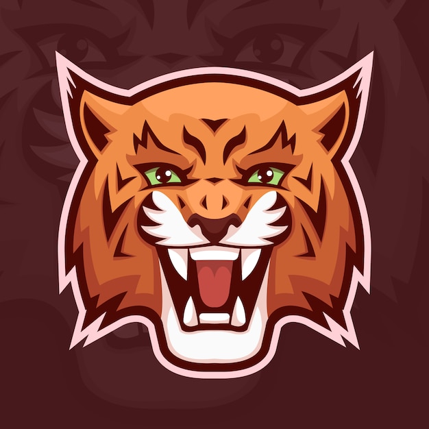 Lynx mascot logo