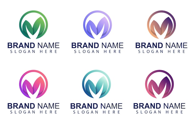 M Abstract Logo Template