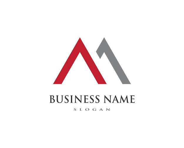 M Letter Logo Business 