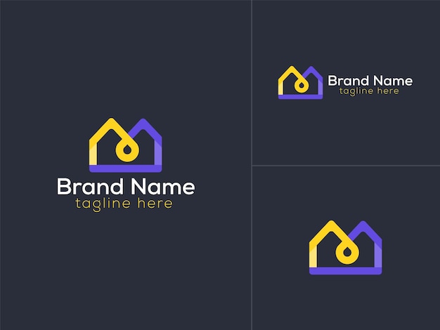 M letter logo design - Brand logo design