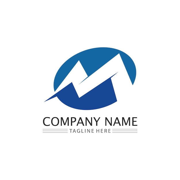 M Letter Logo Template