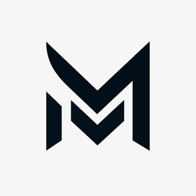 Vector m letter logo