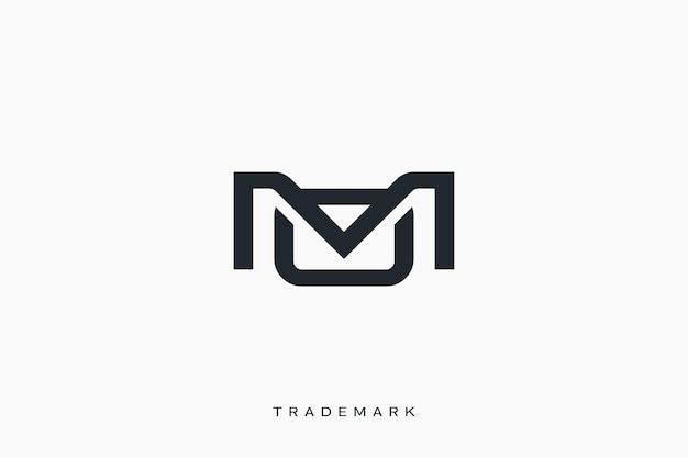 m letter mo monogram vector trademark brand logo