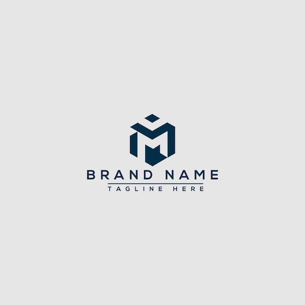 M Logo Design Template Vector Graphic Branding Element