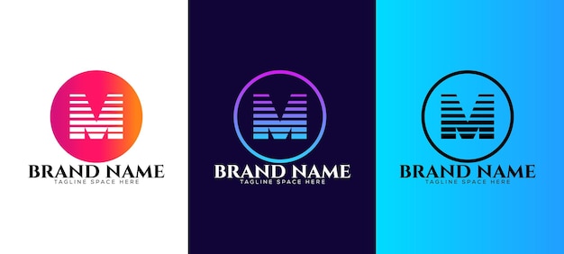 M logo design