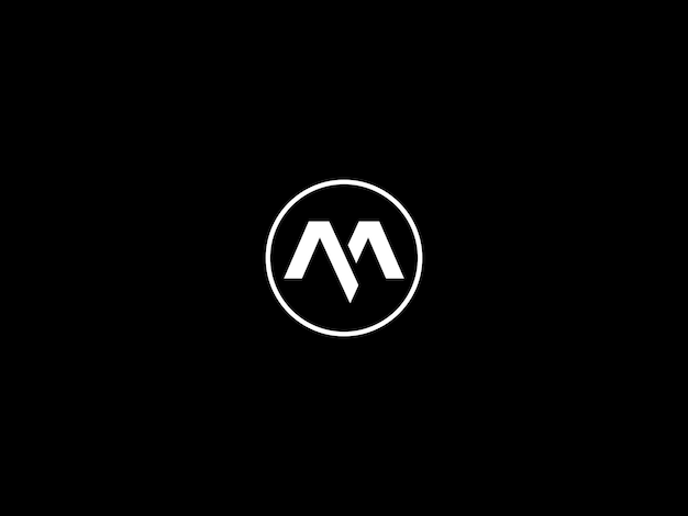 Vector m logo design