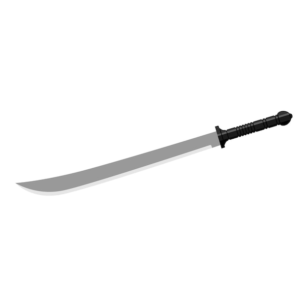 Machete vector isolated on white background