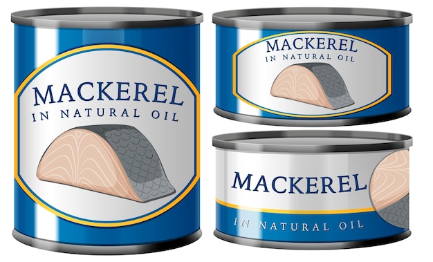 Mackerel Tin Can Collection