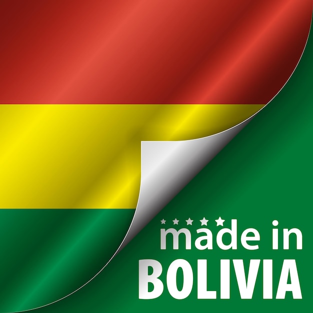 Made in Bolivia graphic and label