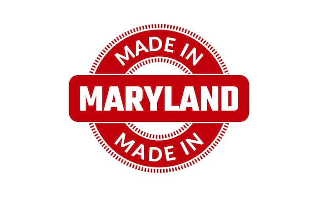 Made In Maryland Rubber Stamp