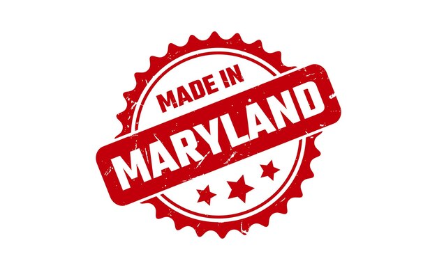 Made In Maryland Rubber Stamp