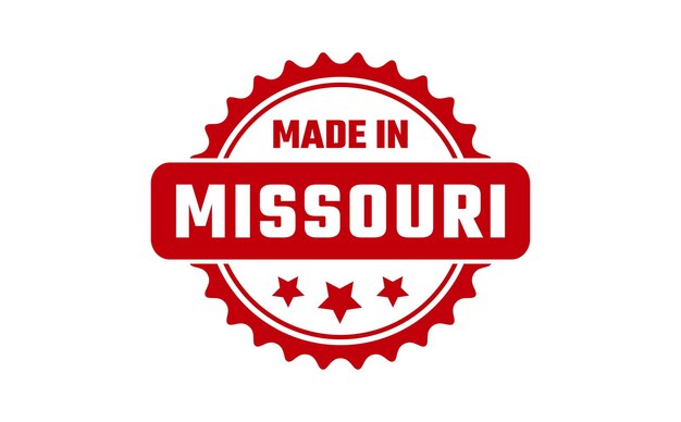 Made In Missouri Rubber Stamp