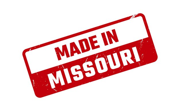 Made In Missouri Rubber Stamp