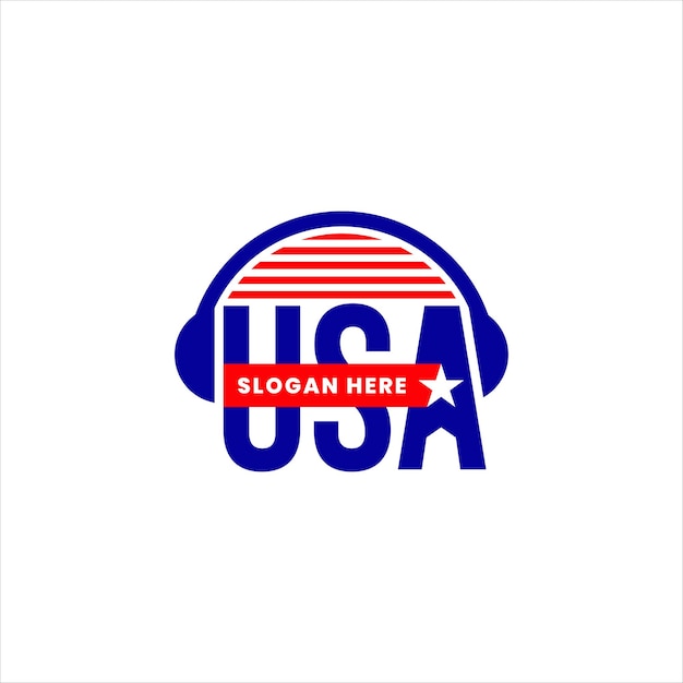 Made in the USA logo labels and badges vector set on white background