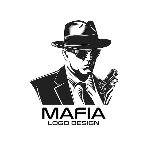 Mafia Vector Logo Design