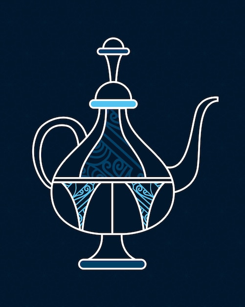 Magic arabic lamp traditional