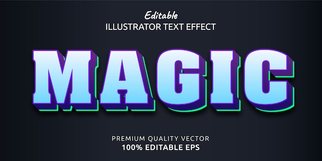 Magic Editable Text Style Effect