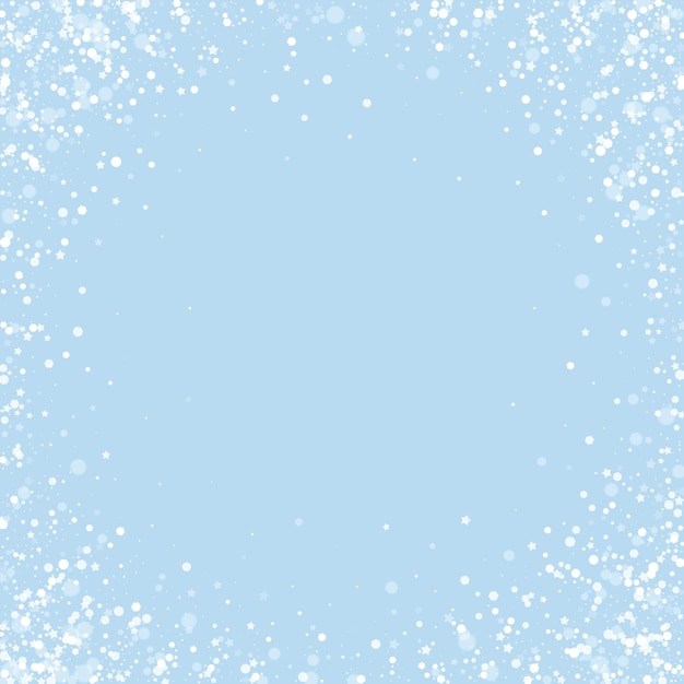 Magic falling snow christmas background Subtle