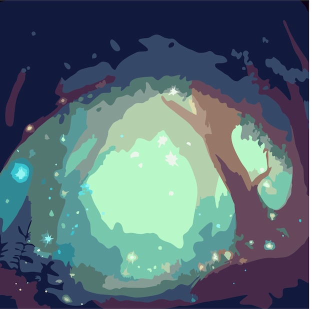 Magic forest vector 4