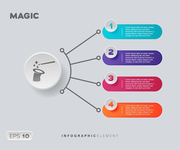 Magic Infographic Element