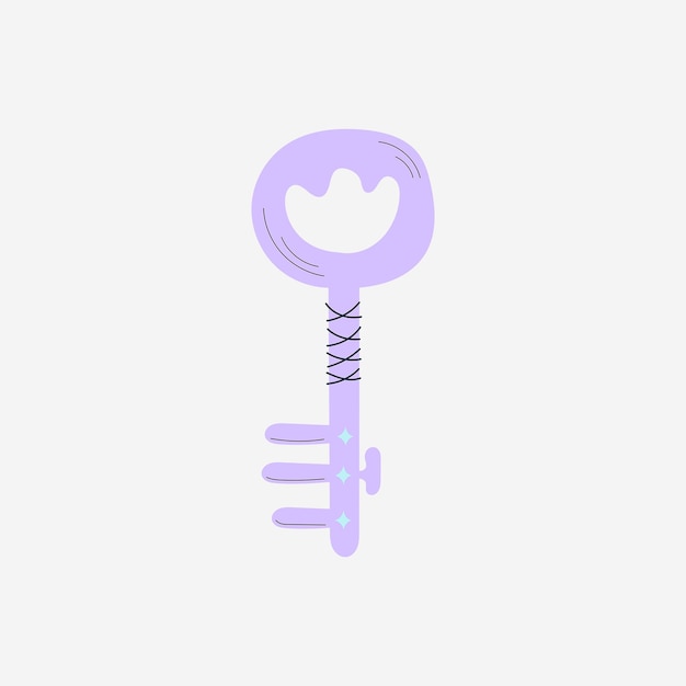 Magic key illustration