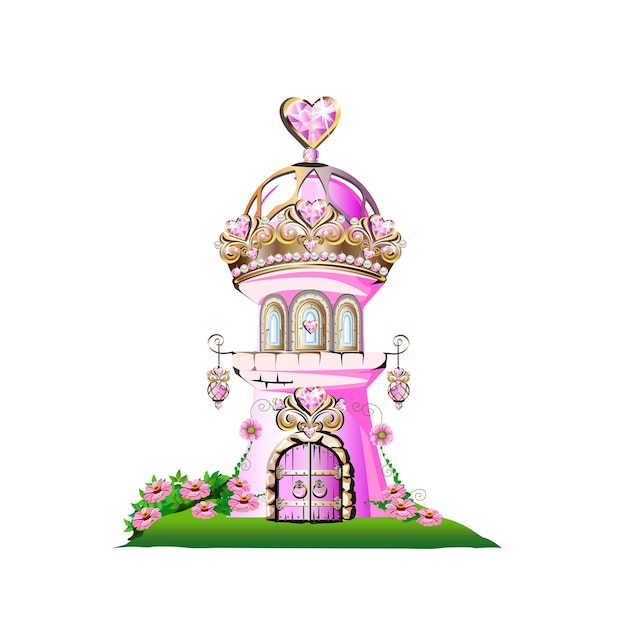 Magic pink castle