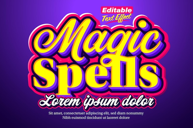 Magic Spells Medieval and Magical Text Effect