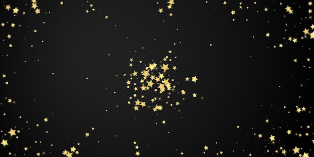 Magic stars vector overlay Gold stars scattered