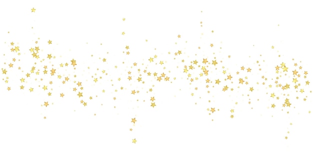 Magic stars vector overlay Gold stars scattered