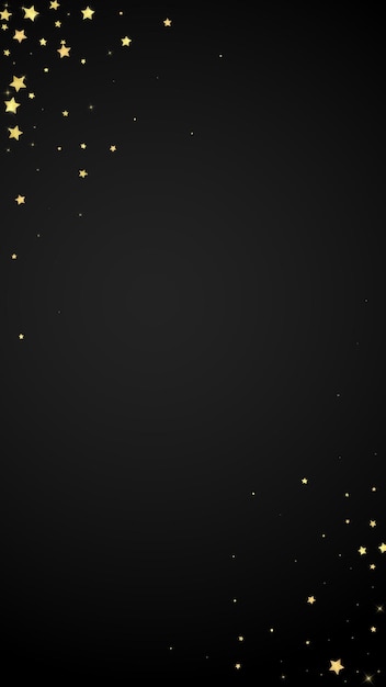 Magic stars vector overlay Gold stars scattered