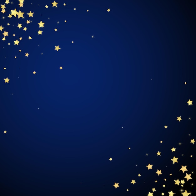 Magic stars vector overlay Gold stars scattered