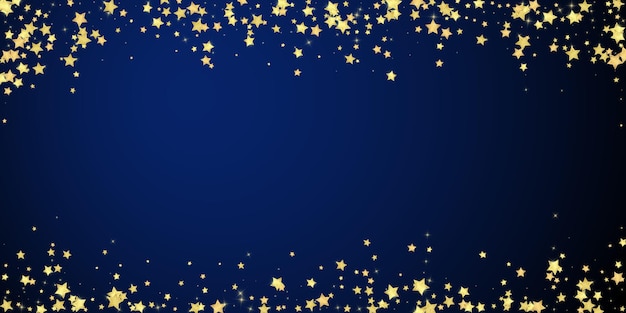 Magic stars vector overlay Gold stars scattered