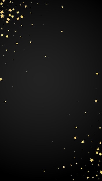 Magic stars vector overlay Gold stars scattered