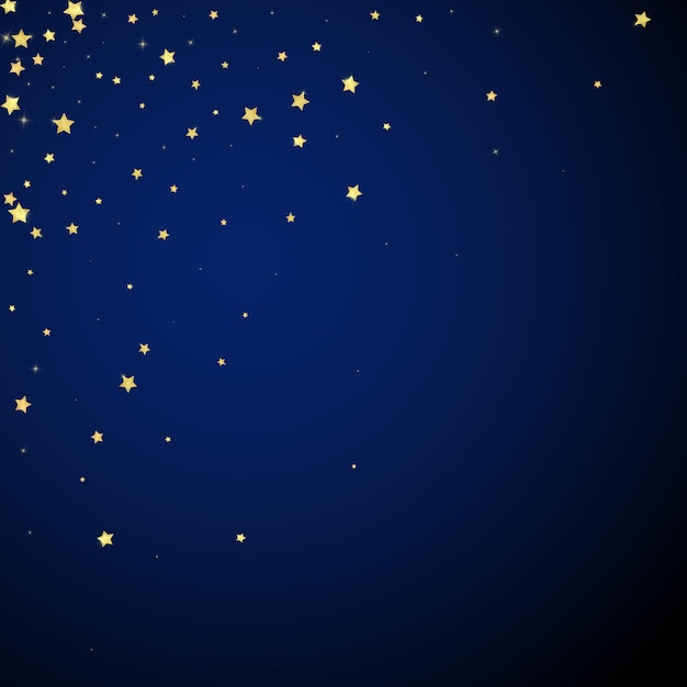 Magic stars vector overlay Gold stars scattered