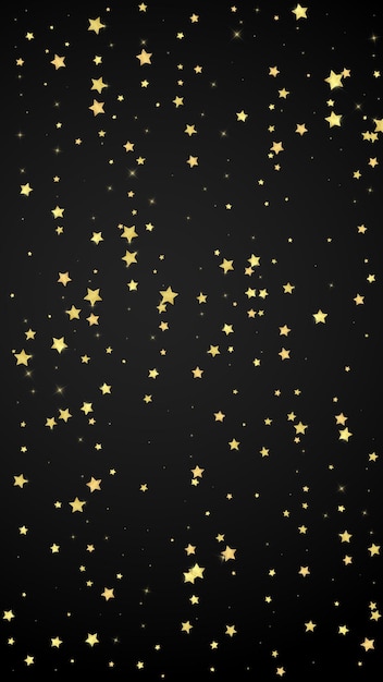 Magic stars vector overlay Gold stars scattered