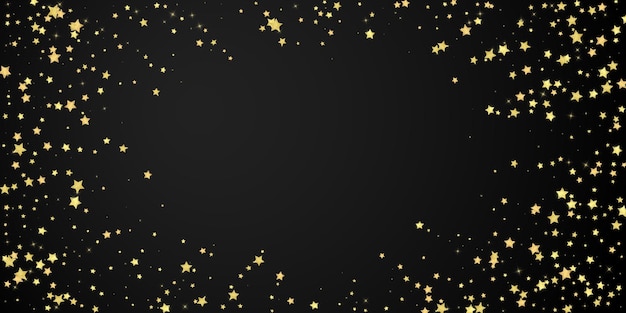 Magic stars vector overlay Gold stars scattered