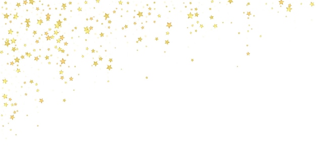 Magic stars vector overlay Gold stars scattered