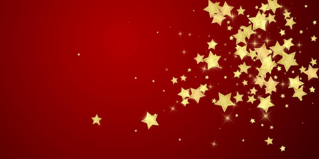 Magic stars vector overlay Gold stars scattered