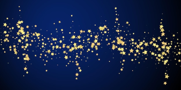 Magic stars vector overlay Gold stars scattered