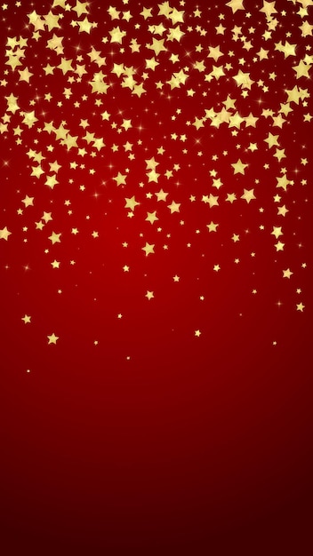 Magic stars vector overlay Gold stars scattered