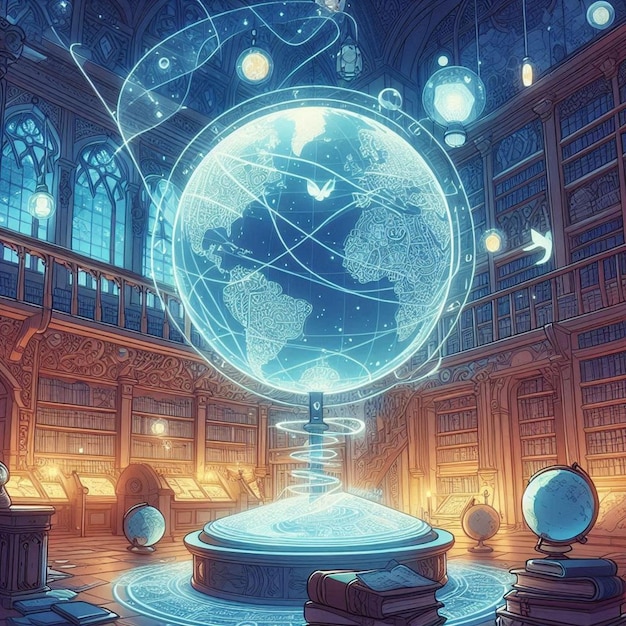 A magical map room