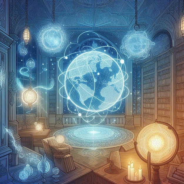 A magical map room