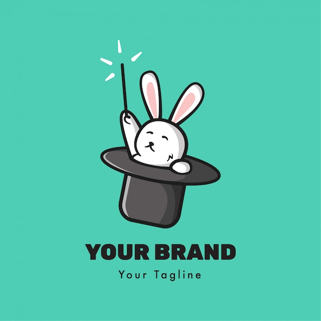 Magical Rabbit Logo Template