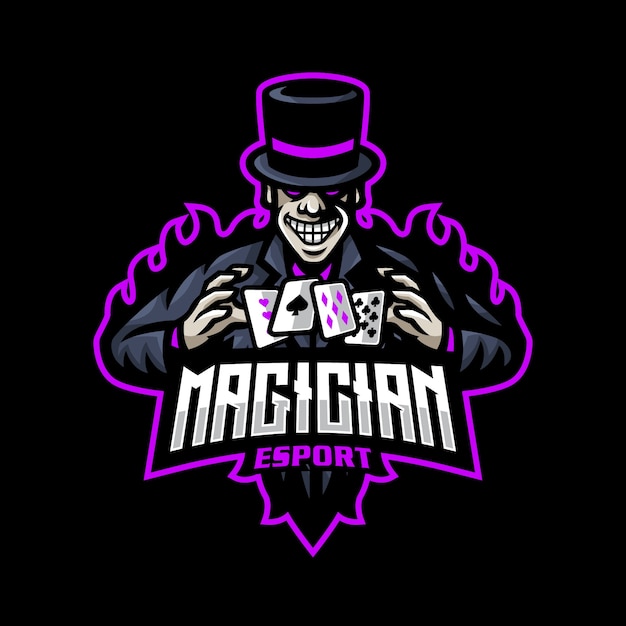 Magician esport logo mascot gaming