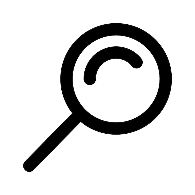 Magnifying Glass Icon Magnifying glass line icon outline vector sign linear pictogram Discovery