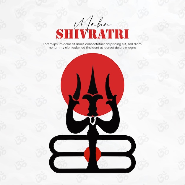 Maha Shivaratri Social Media Banner For Instagram Post Feed