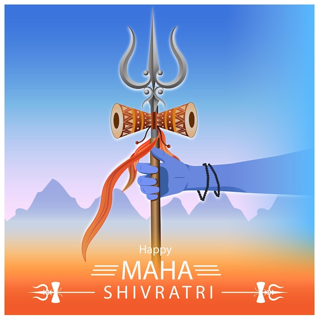 Maha Shivraratari Bholenath Shankar Mahadev Trishul